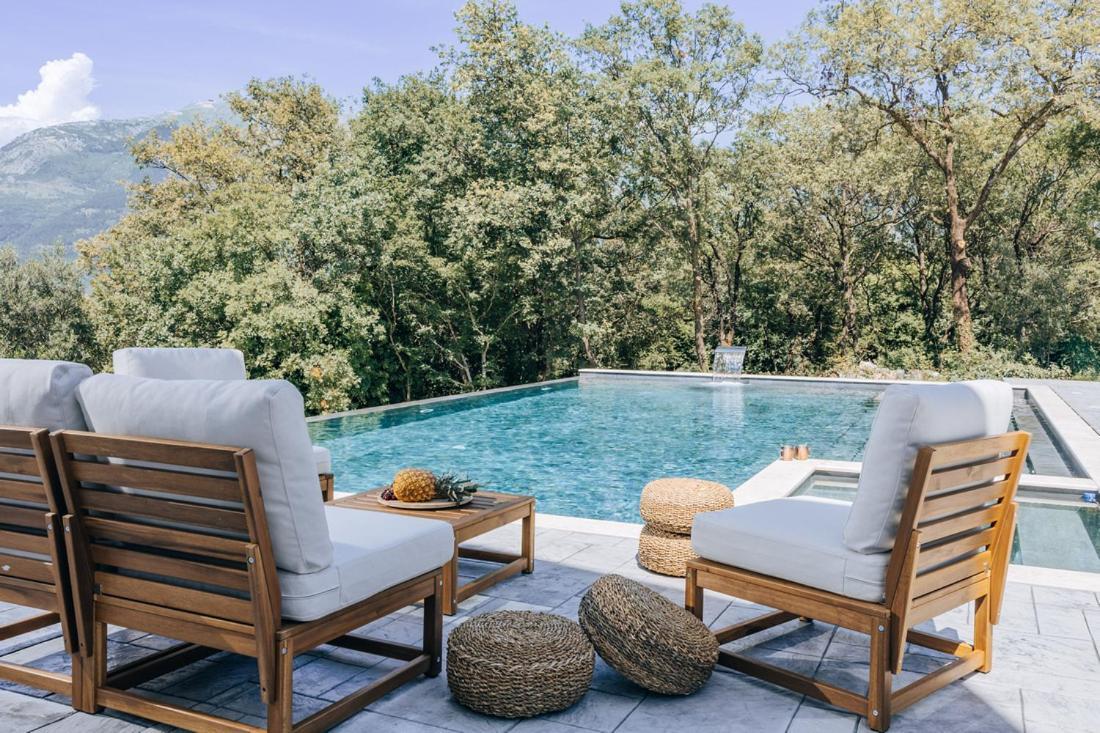 Villa Principium With Infinity Edge Pool&Hot Tub Kotor Exterior foto